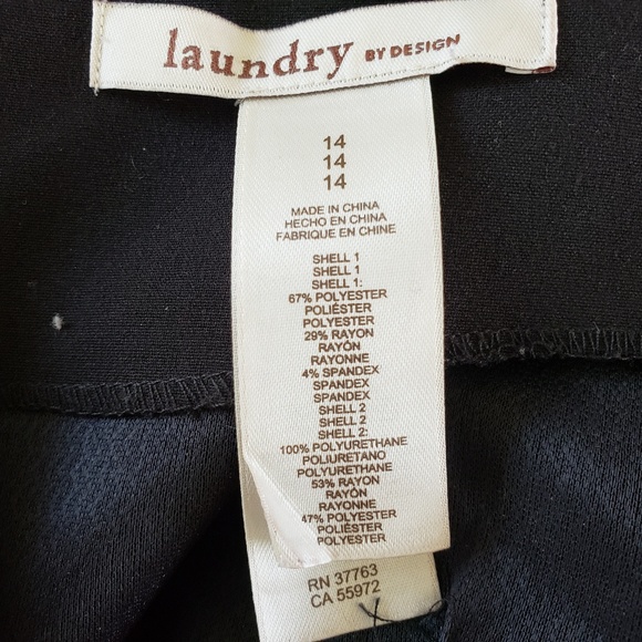 Laundry by Design Sheath Dress Faux Leather 14 - Picture 5 of 5